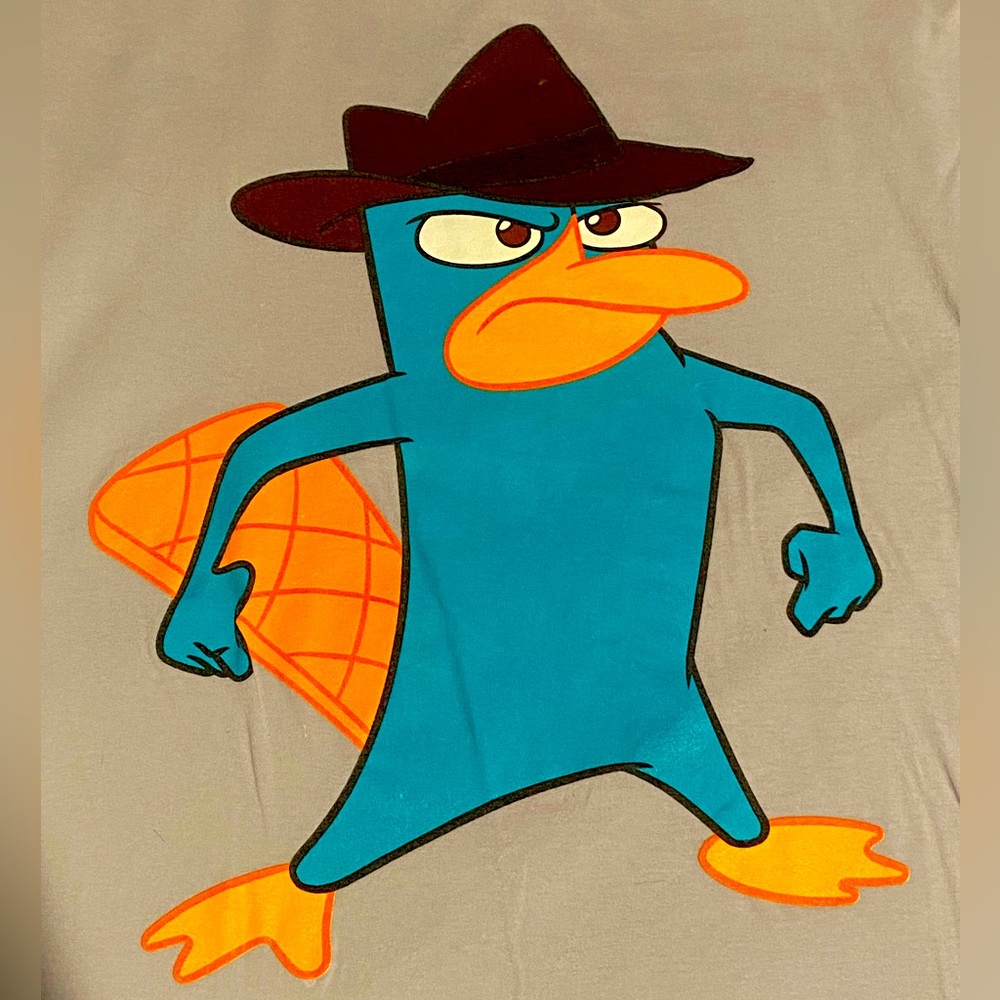 Disney Phineas and Ferb Perry The Platypus Agent P Shirt